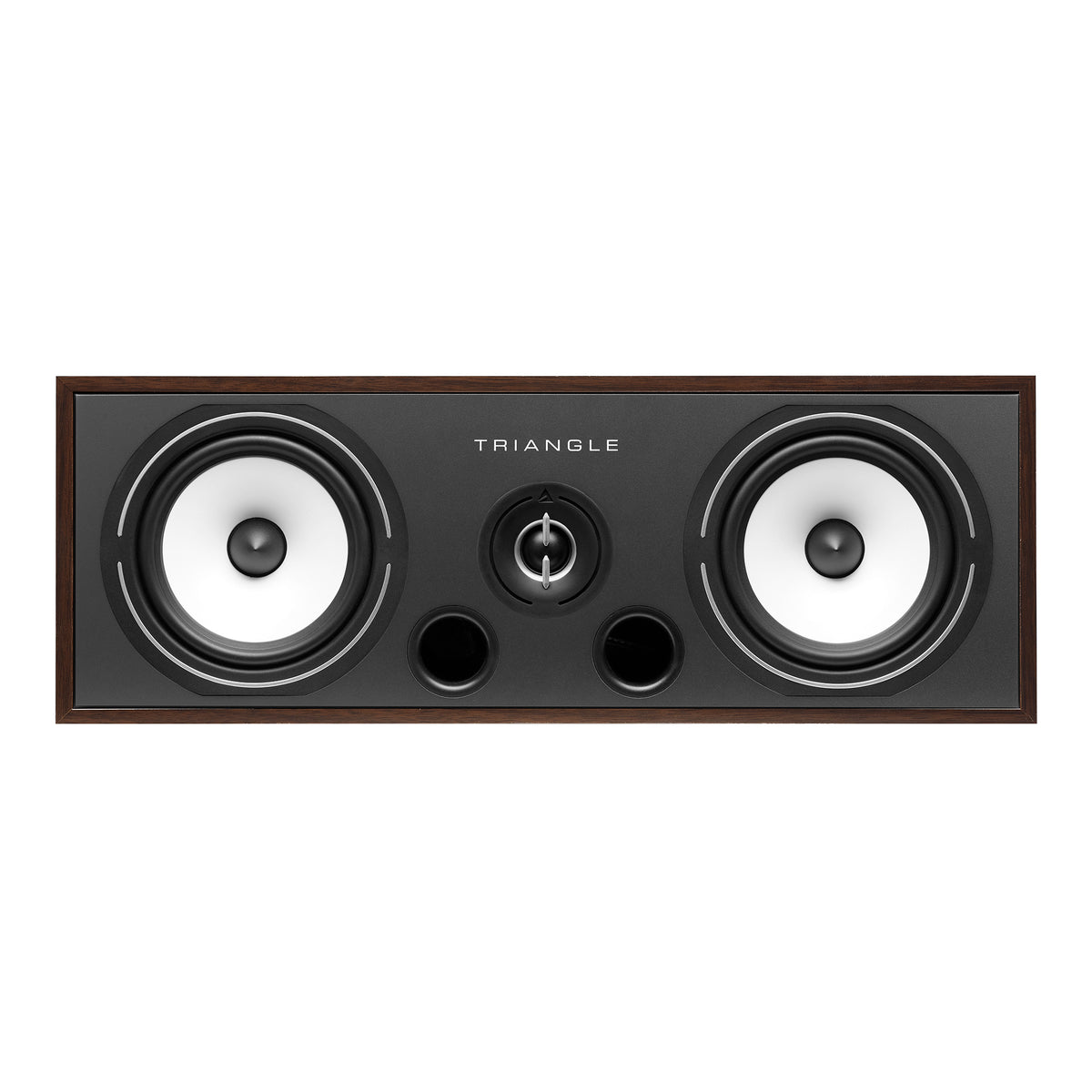 Triangle hifi enceinte centrale 16cm Borea BRC2 home cinema voie centrale 2 voies noyer face packshot